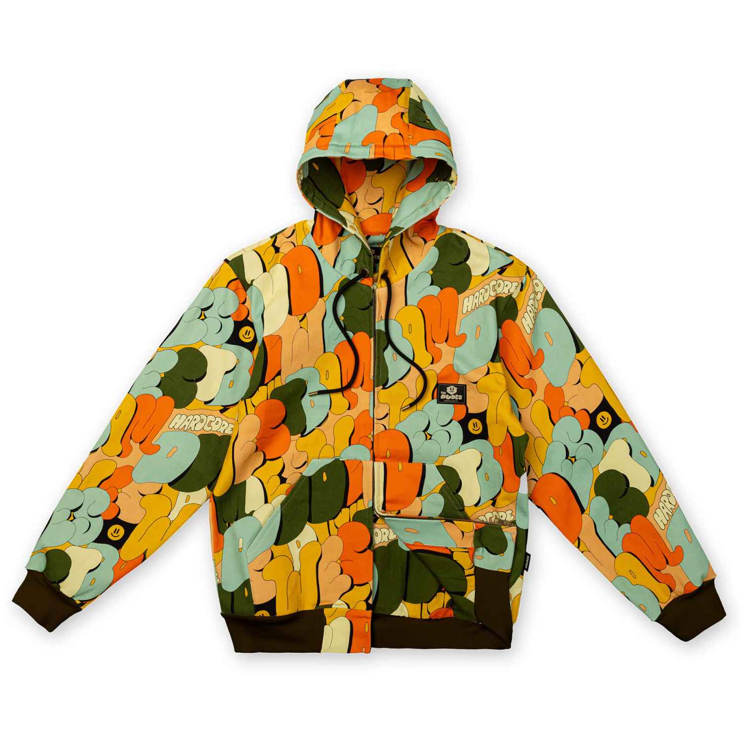 The Dudes Hardcore Premium Hooded Jacke - multicolor XXXL