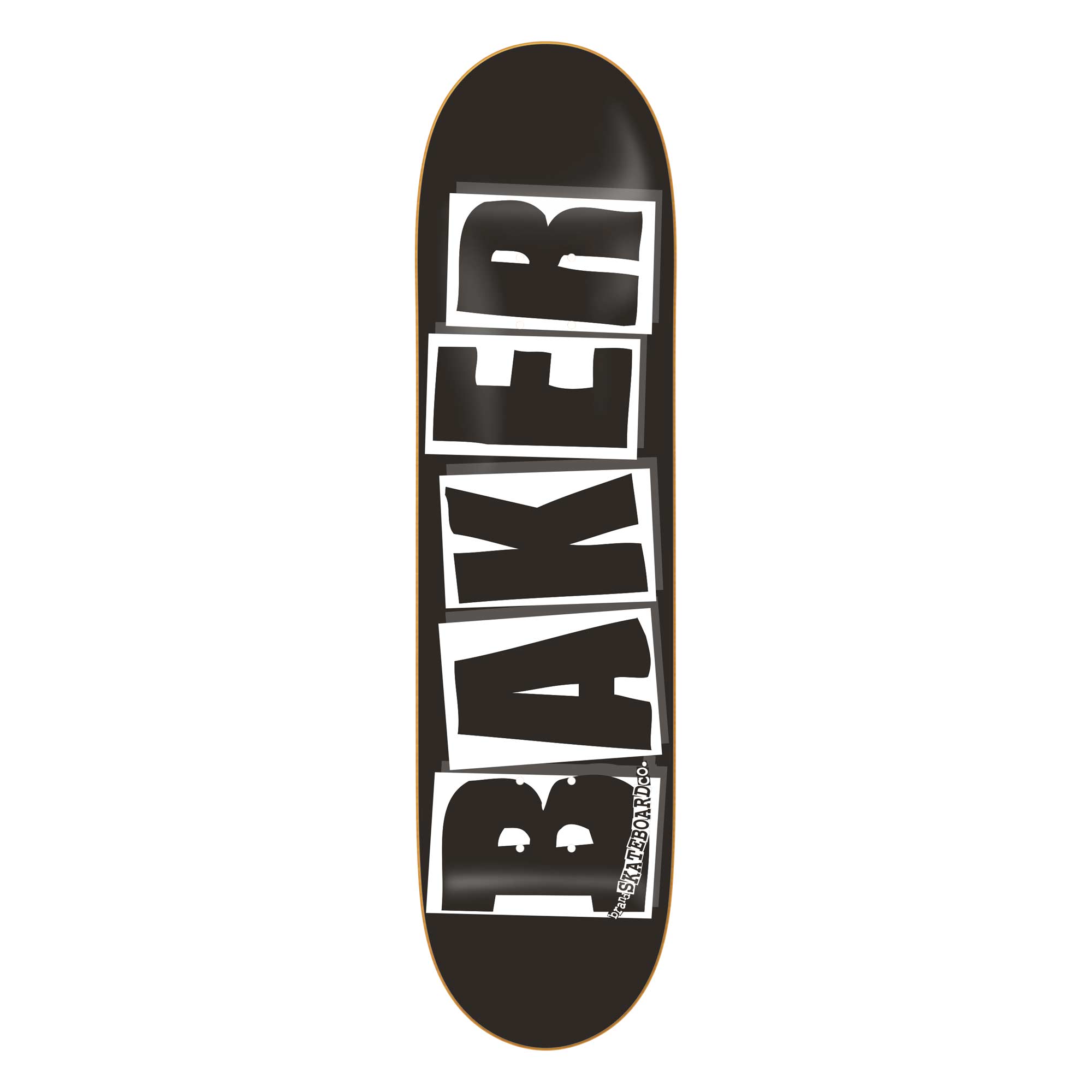 BAKER Deck BRAND LOGO BLK/WHT 8.25, black/white 8.2