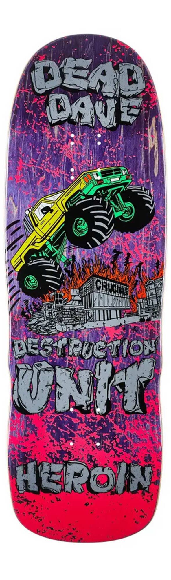 HEROIN Deck KNOCK OFF DD 10.1, purple 10.1 HEROIN Deck KNOCK OFF DD 10.1, purple 10.1