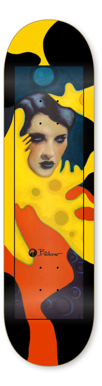 Below Skateboards Anemone Skateboard Deck Below Skateboards Anemone Skateboard Deck 8.75
