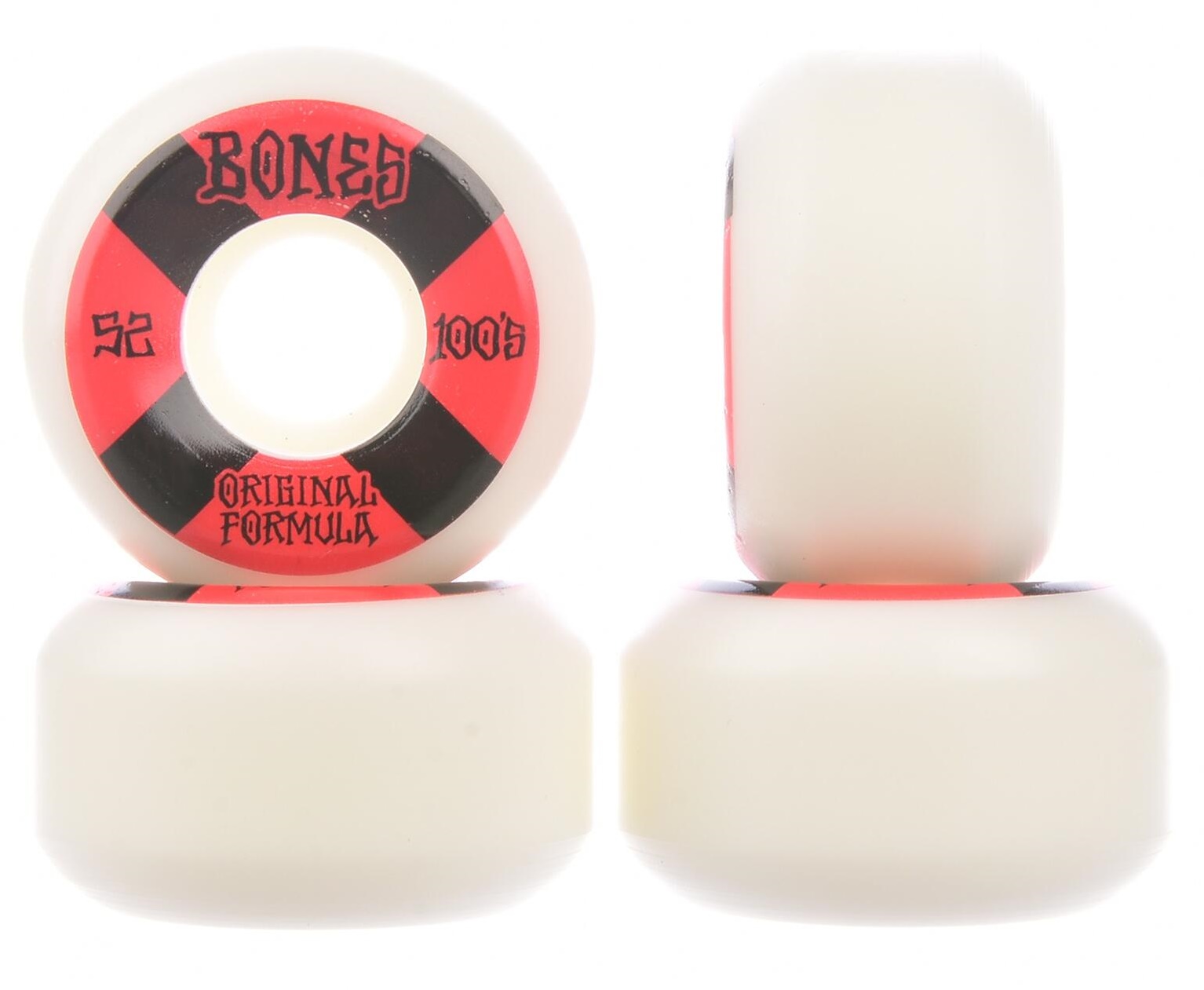 Bones Wheels Skateboard Rollen 100s white OG#4 100A V5 52mm