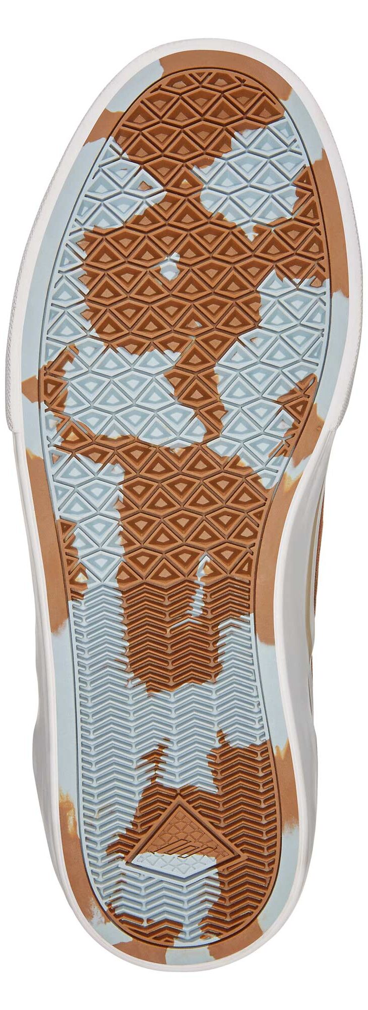 EMERICA Shoe WINO G6 SLIP-ON bro/blu, brown/blue 9