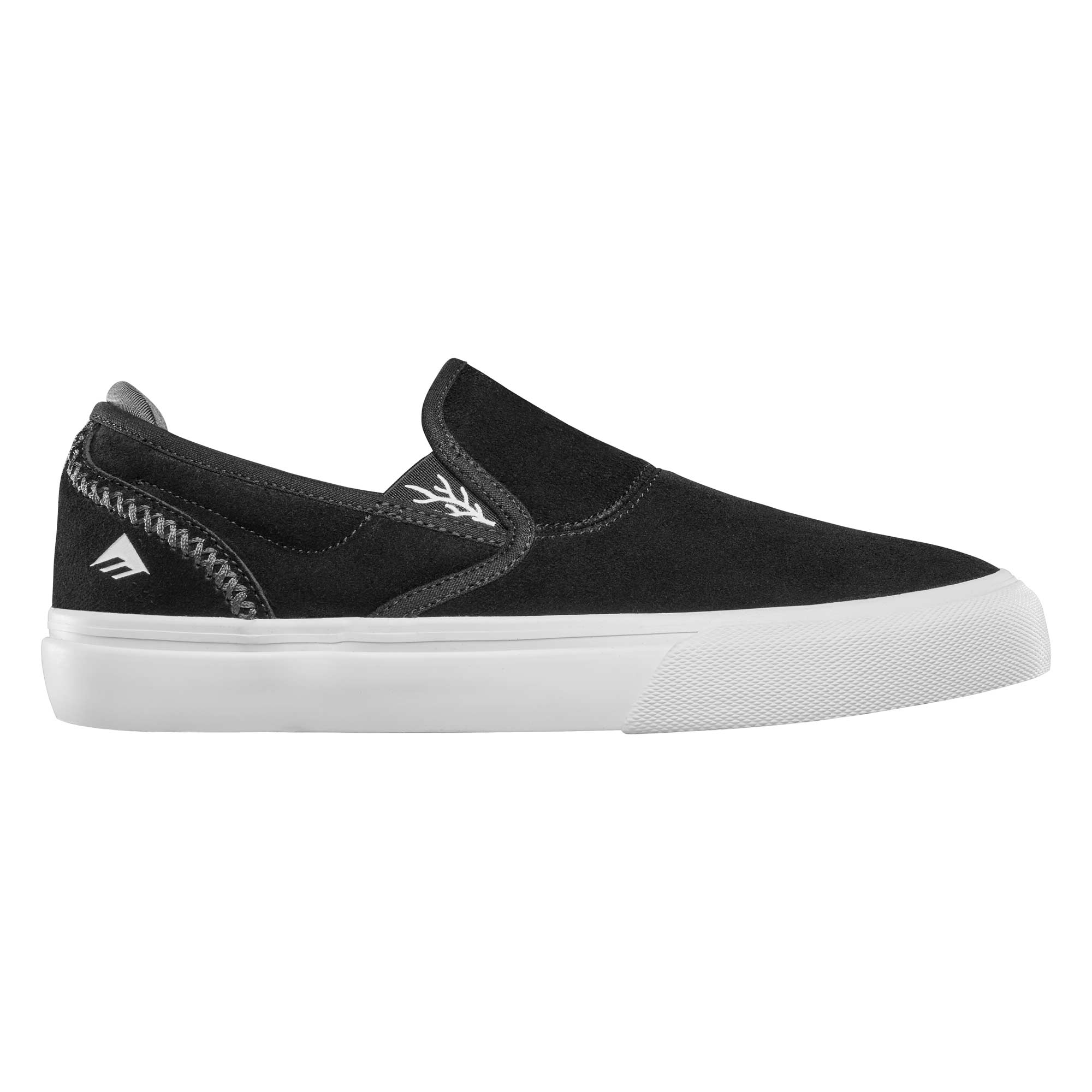 EMERICA Shoe WINO G6 SLIP-ON bla/whi/whi, black/white/white 12