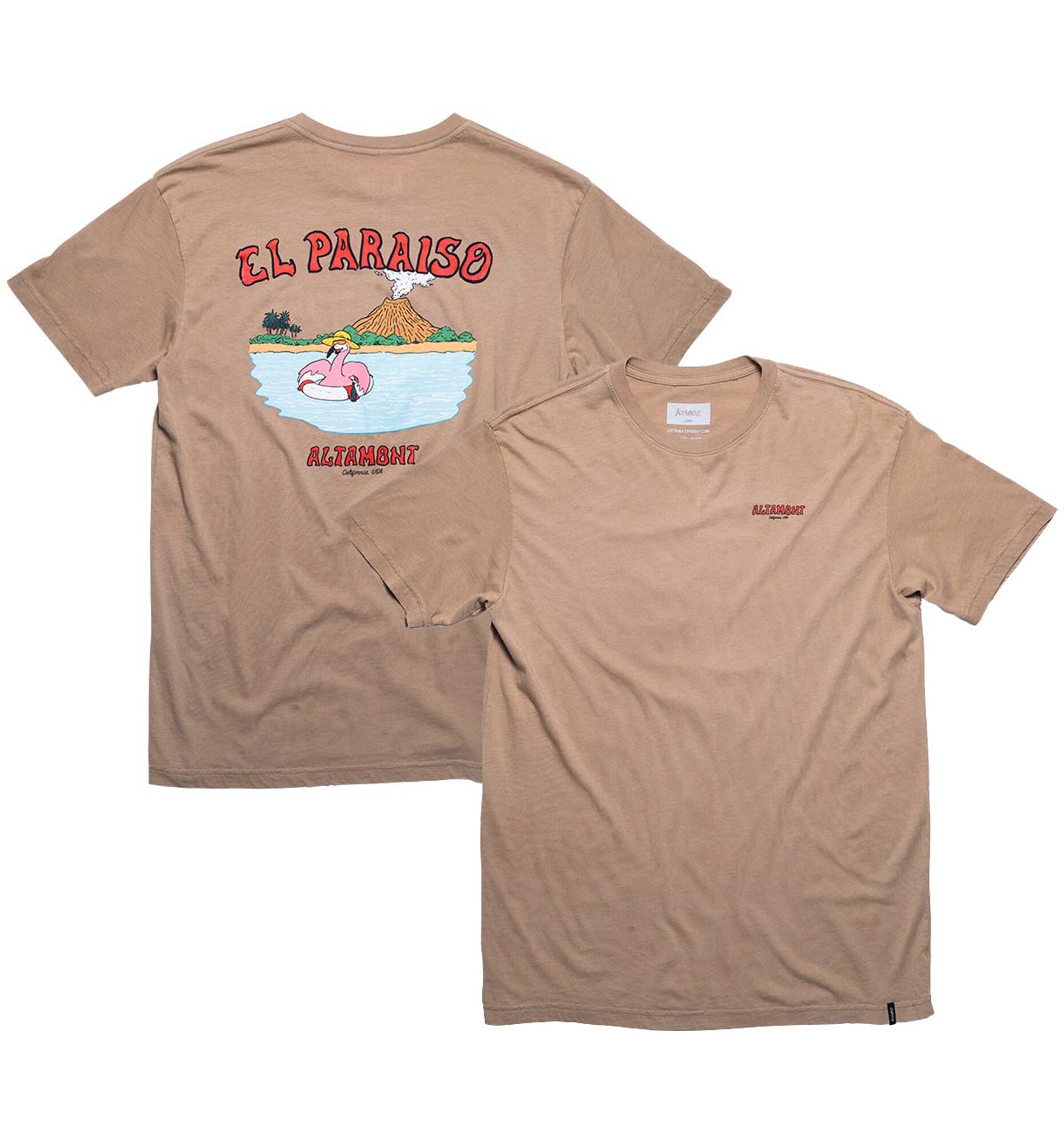 ALTAMONT T-Shirt I EL PARAISO S/S CUSTOM dark khaki ALTAMONT T-Shirt I EL PARAISO S/S CUSTOM, dark khaki XL