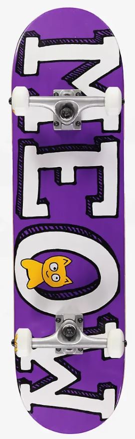Meow Komplettboard Logo Purple 8,25
