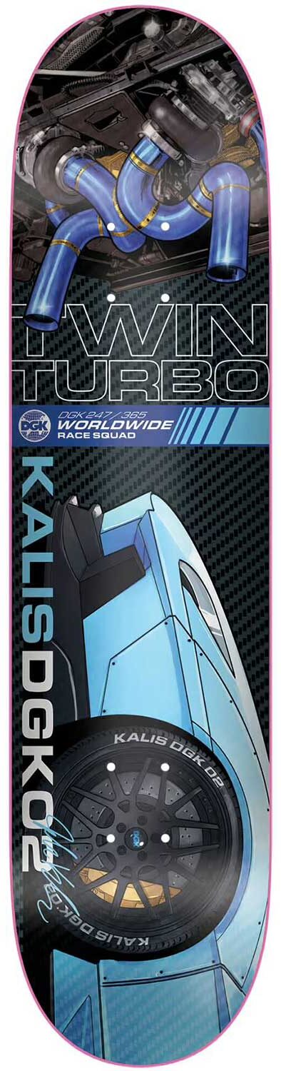 DGK Twin Turbo Kalis Deck - 8.06 DGK Twin Turbo Kalis Deck - 8.06