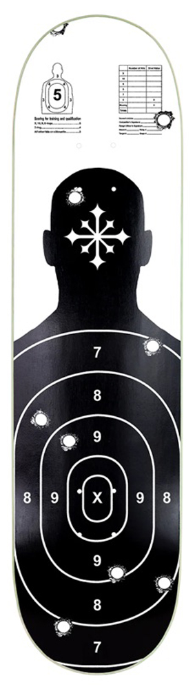 Disorder Skateboard Deck Headshot 8,25
