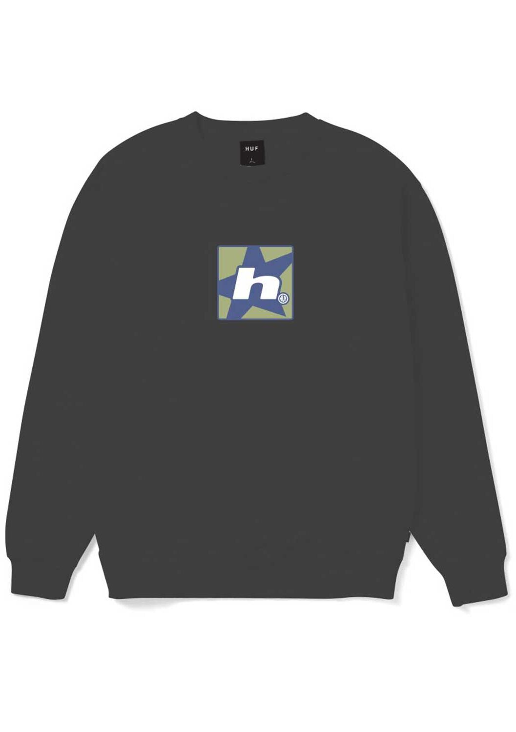 HUF H Star Sweatshirt - black HUF H Star Sweatshirt - black XXL