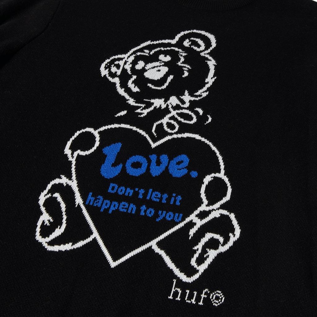 HUF Bad News Pullover - black HUF Bad News Pullover - black XXL