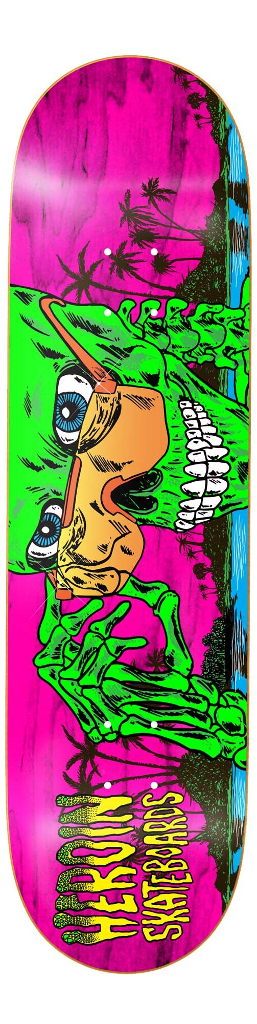 HEROIN Deck SKELETON 8.5