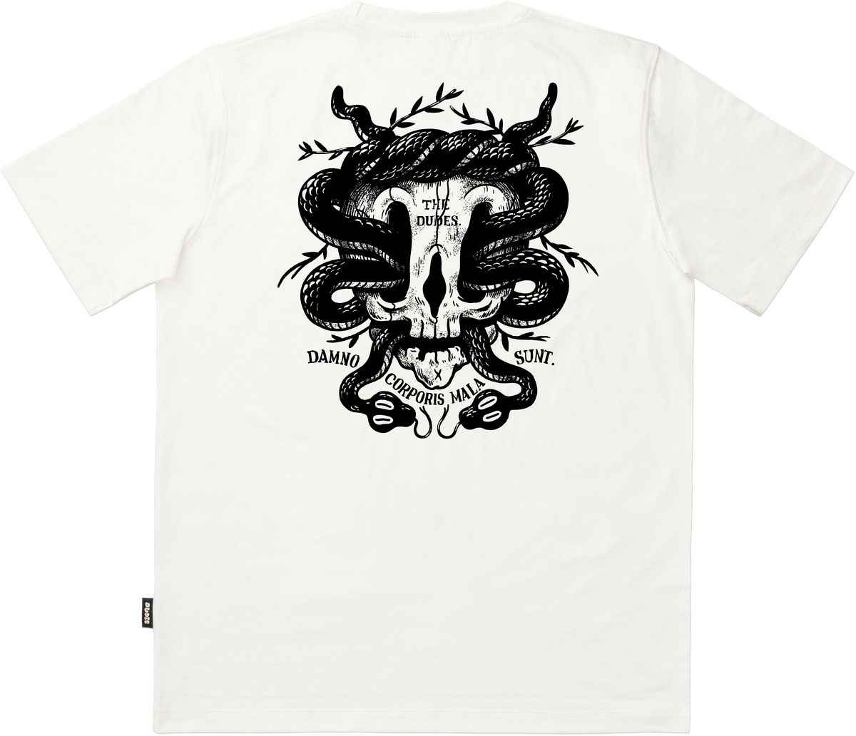 10093429-1 The Dudes Skull & snakes - off-white XXXL