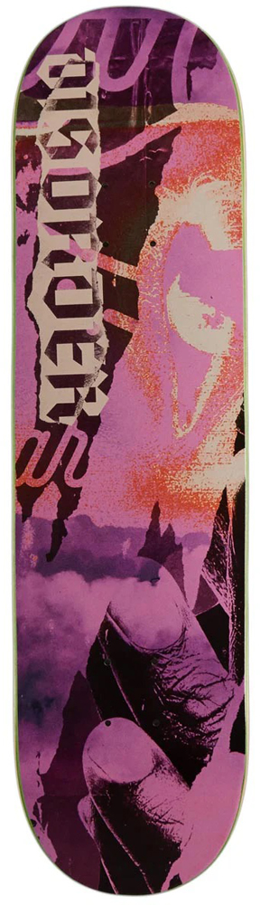 Disorder Skateboard Deck Shredded 8,25