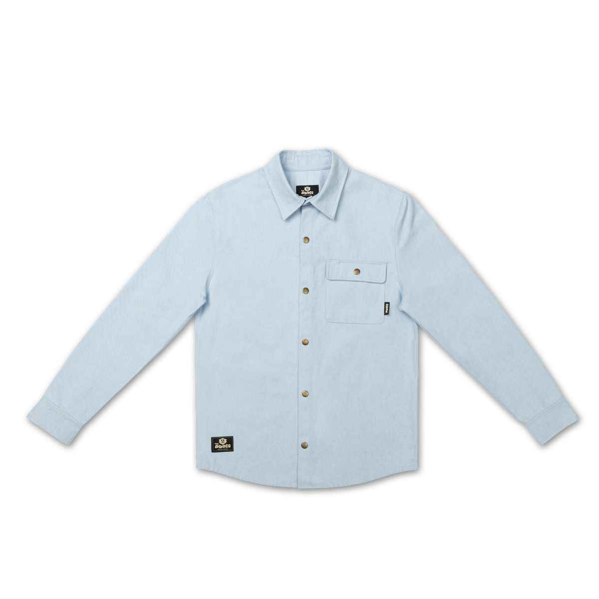 The Dudes Chuckklotplatan Overshirt Chuck Denim - light blue denim XXXL