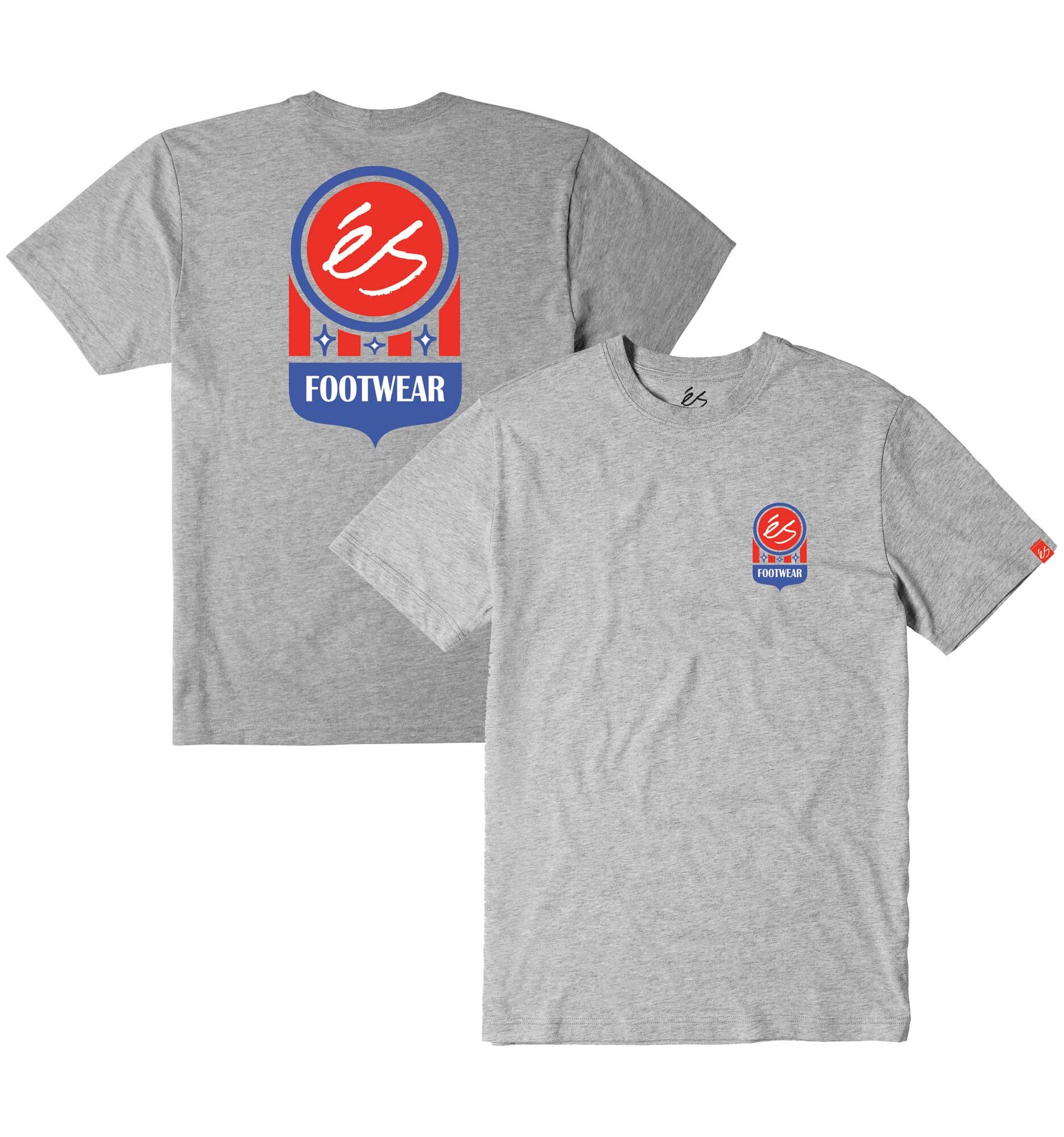 eS SKB T-Shirt COURT LOGO grey heather eS SKB T-Shirt COURT LOGO, grey heather L