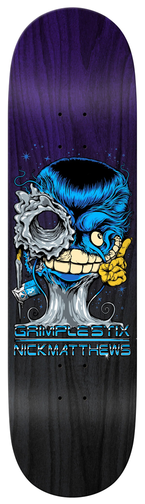 Anti Hero Skateboard Deck Matthews Grimple Stix Grimplenator 8,50