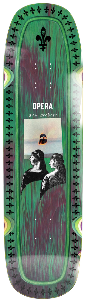 Opera Skateboard Deck Beckett Saints 8,75 Opera Skateboard Deck Beckett Saints 8,75