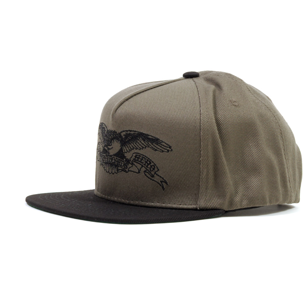 Cap Anti Hero Basic Eagle Snapback Charcoal/Gold