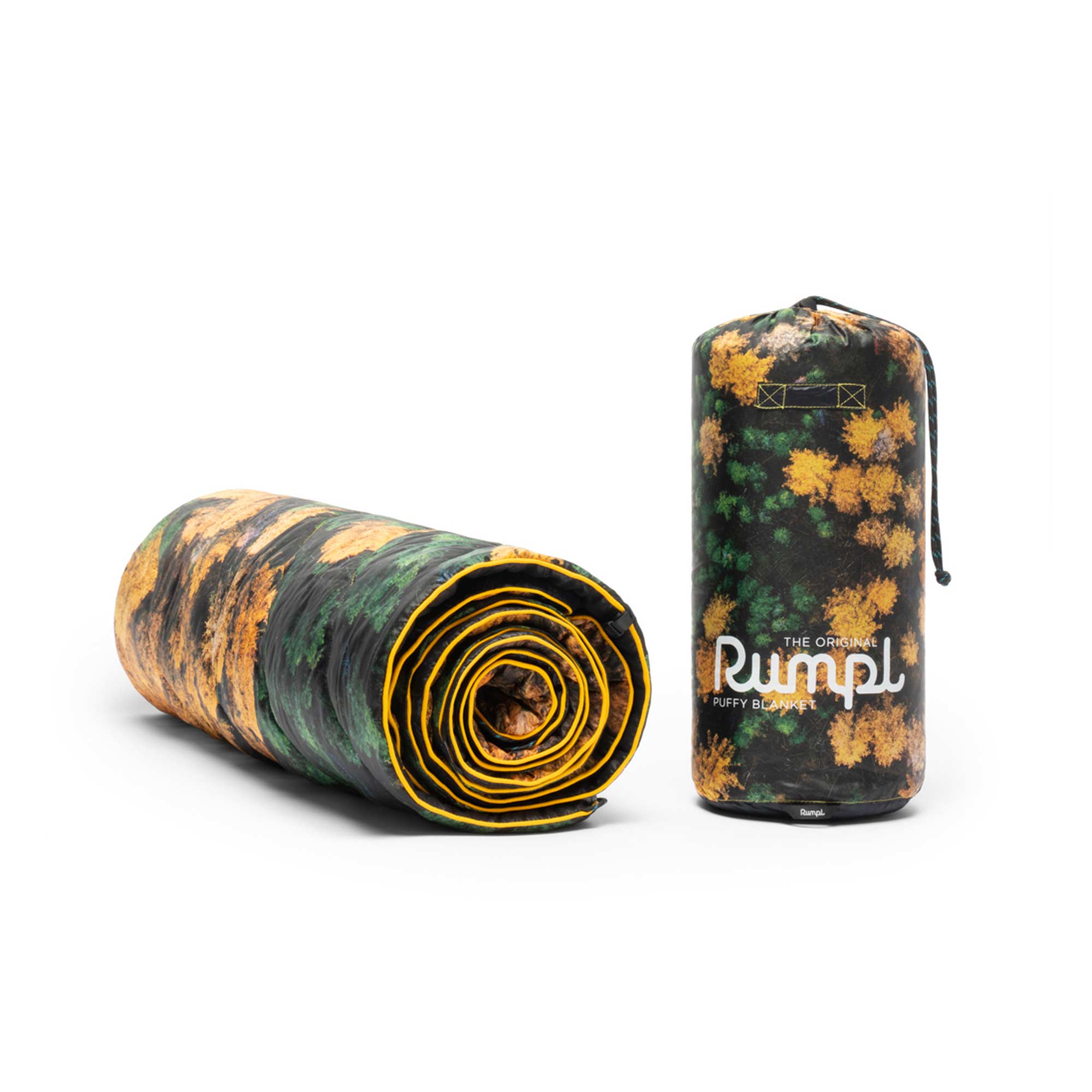 RUMPL Blanket ORIGINAL PUFFY PRINTED LC / 1 PERS, gold growth