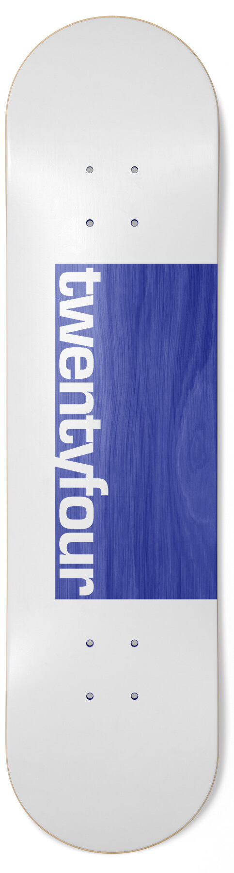 Skateshop24 - twentyfour white Skateboard Deck Skateshop24 - twentyfour white Skateboard Deck 8.75