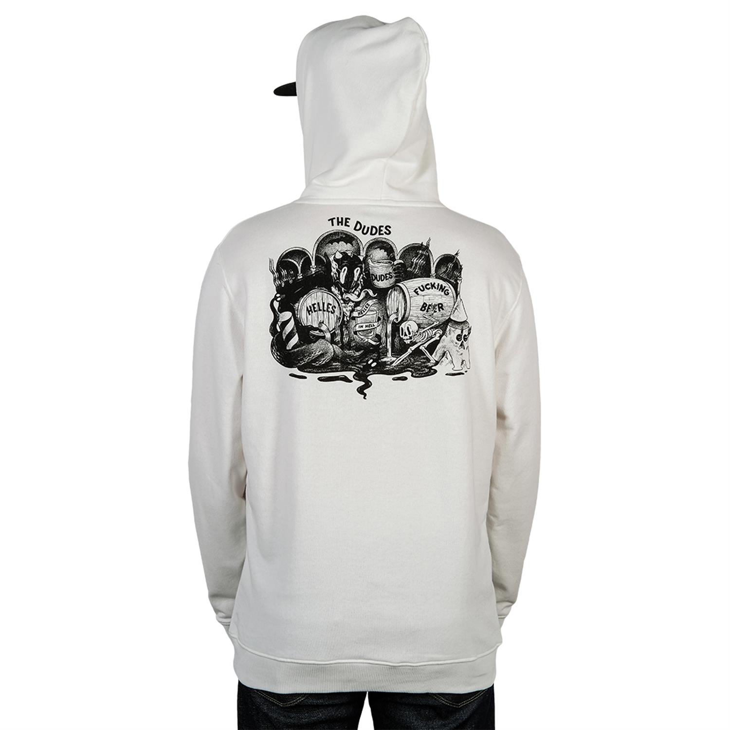 The Dudes Helles In Hell Hoody - off-white The Dudes Helles In Hell Hoody - off-white XXXL