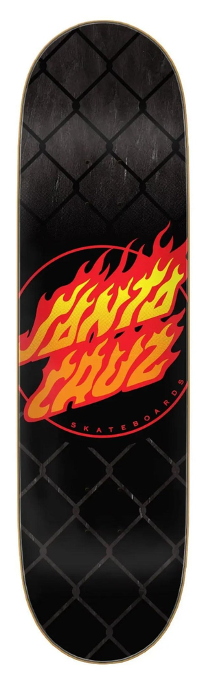 SantaCruz_FlameDotChain.png Santa Cruz Flame Dot Chain Skateboard Deck 8.5