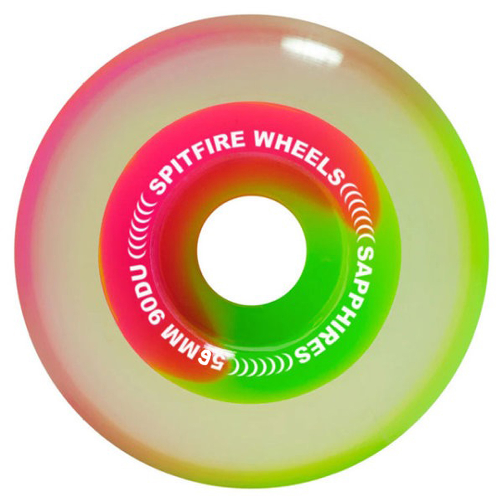Rolle Spitfire 56mm Sapphire Neon Pink/Green 90A, Radial Shape Rolle Spitfire 56mm Sapphire Neon Pink/Green 90A, Radial Shape