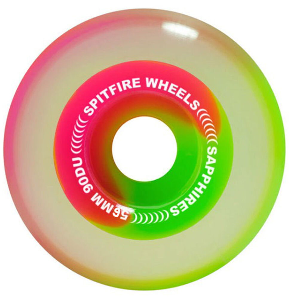 Rolle Spitfire 56mm Sapphire Neon Pink/Green 90A, Radial Shape Rolle Spitfire 56mm Sapphire Neon Pink/Green 90A, Radial Shape