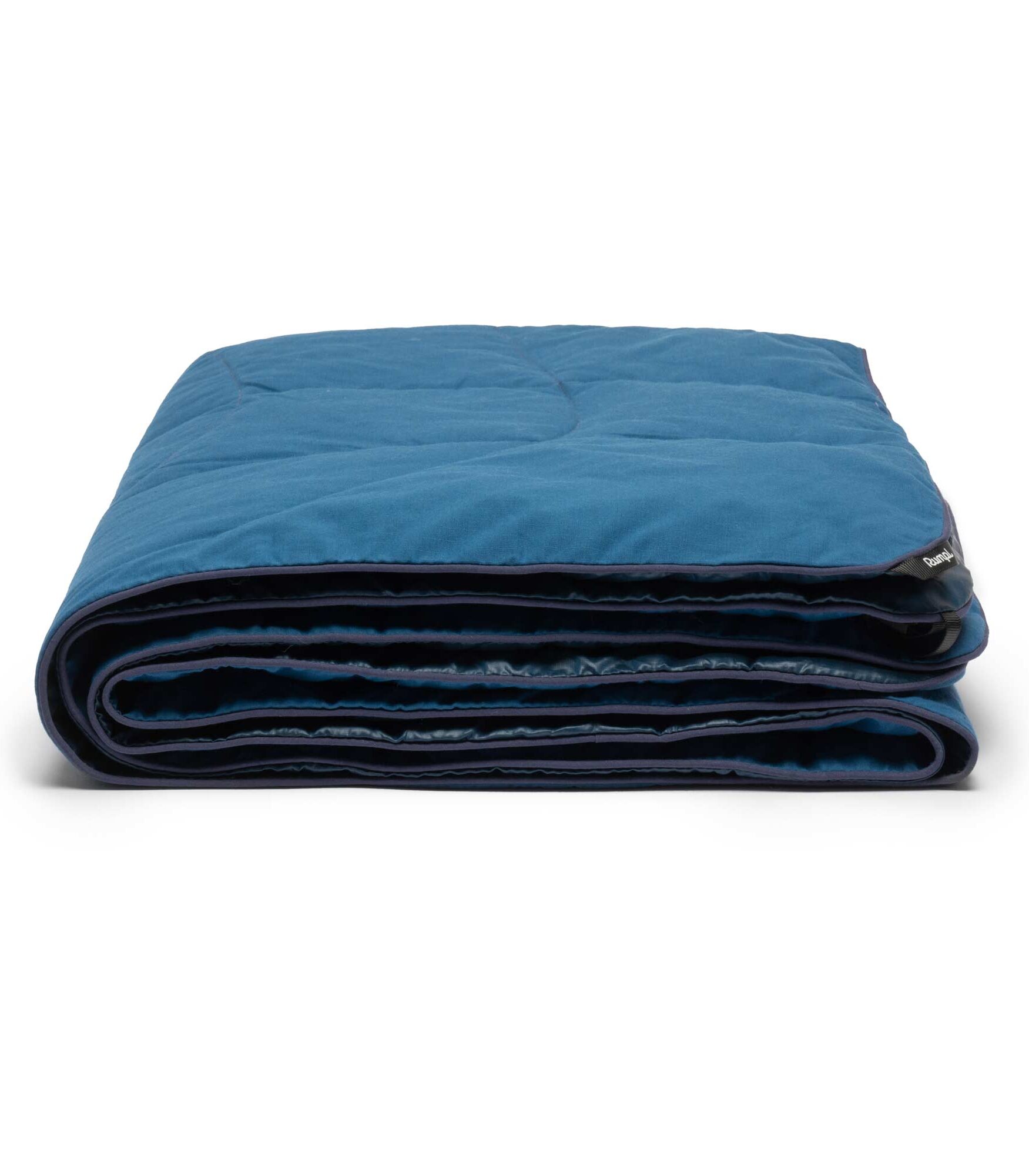 RUMPL Blanket NANOLOFT SOLID FLAME/ TRAVEL, deepwater