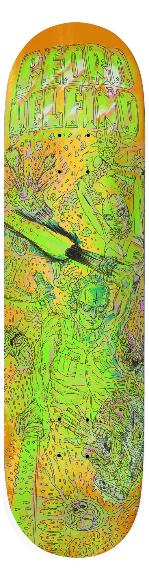 DEATHWISH Deck DYSTOPIA PD 8.5, orange 8.5