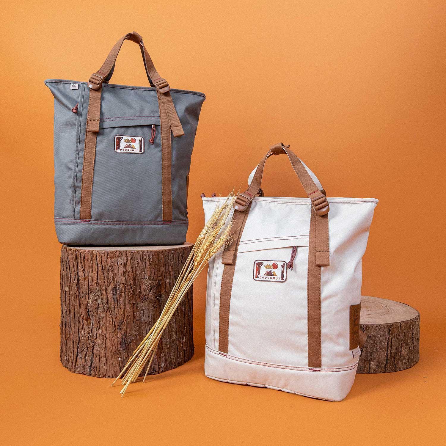 Doughnut Tote Dreamwalker Crossbody Bag - stone