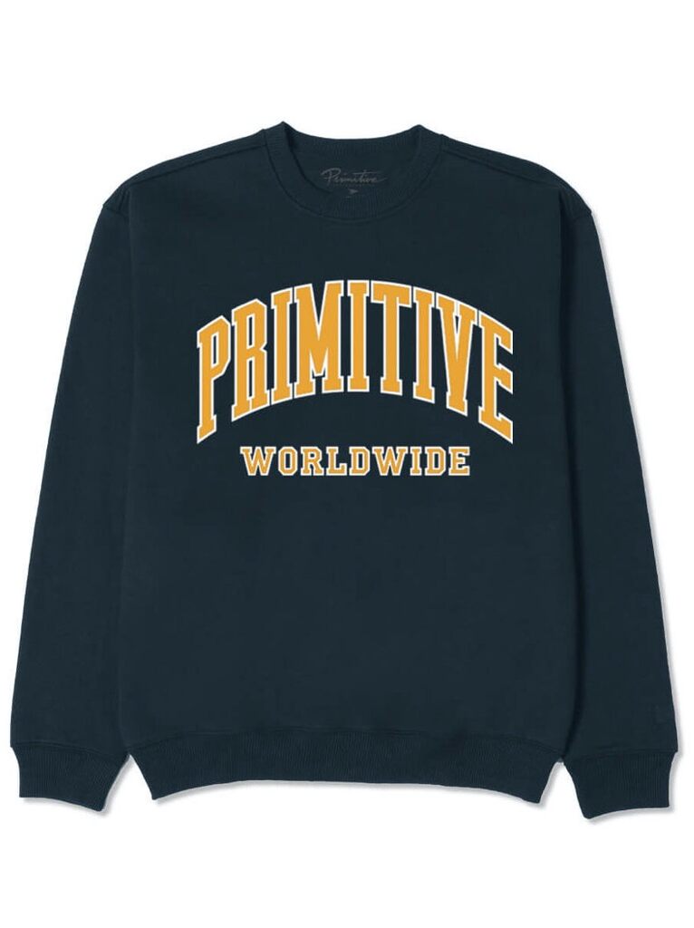 Primitive Collegiate Worldwide Pullover - navy XXXL