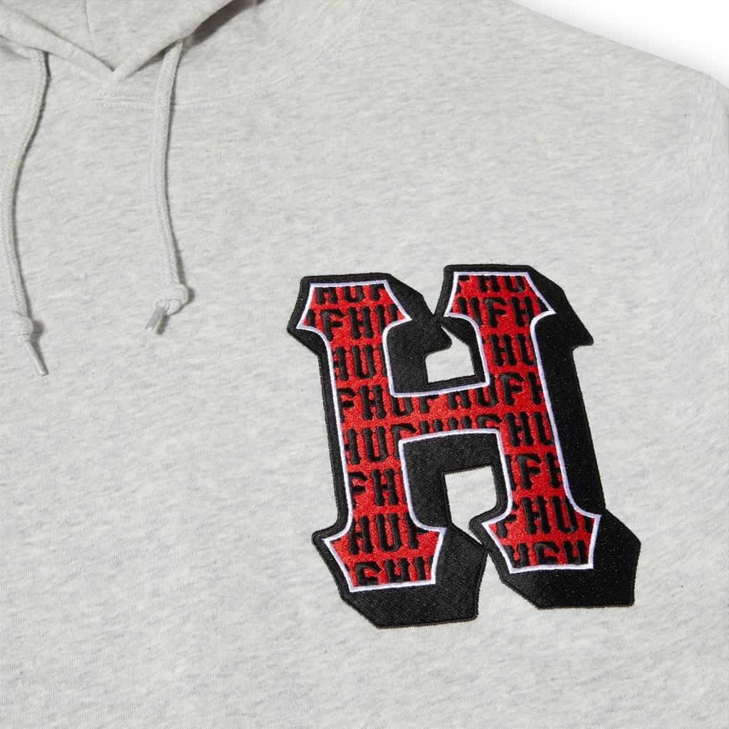 HUF Thicc H Hoodie - heather grey XXL