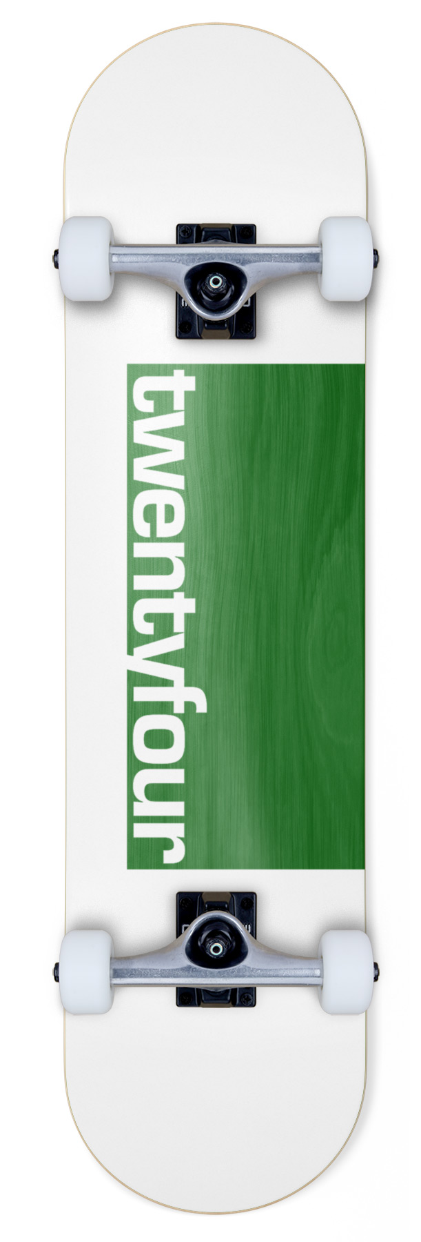 Skateshop24 komplett Skateboard - twentyfour white 8.50
