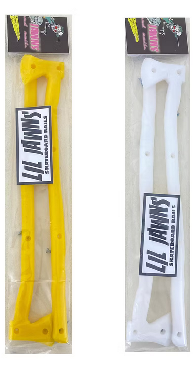 Lil Jawns Axe Skateboard Rails Yellow