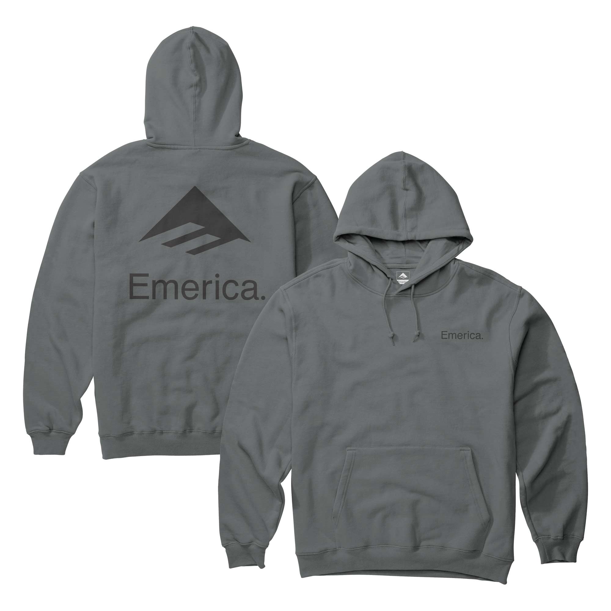 EMERICA Sweat LOCKUP HOODIE charcoal EMERICA Sweat LOCKUP HOODIE, charcoal XXL