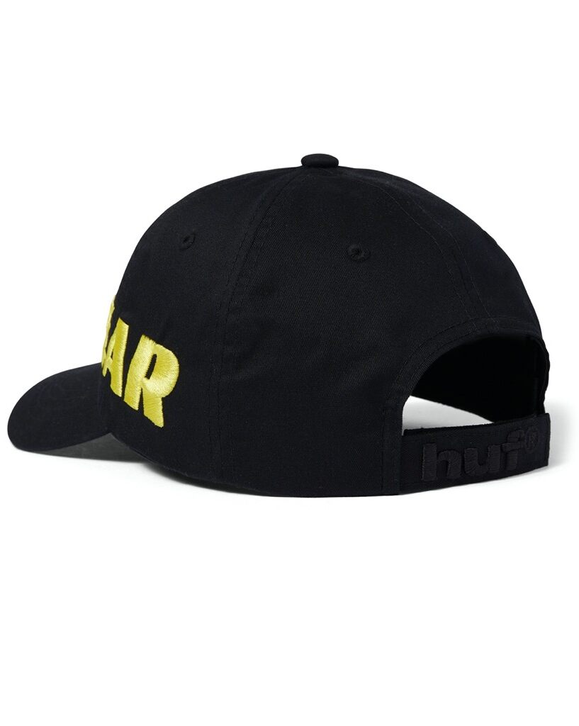 HUF Pit Crew 6 Panel Cap - black
