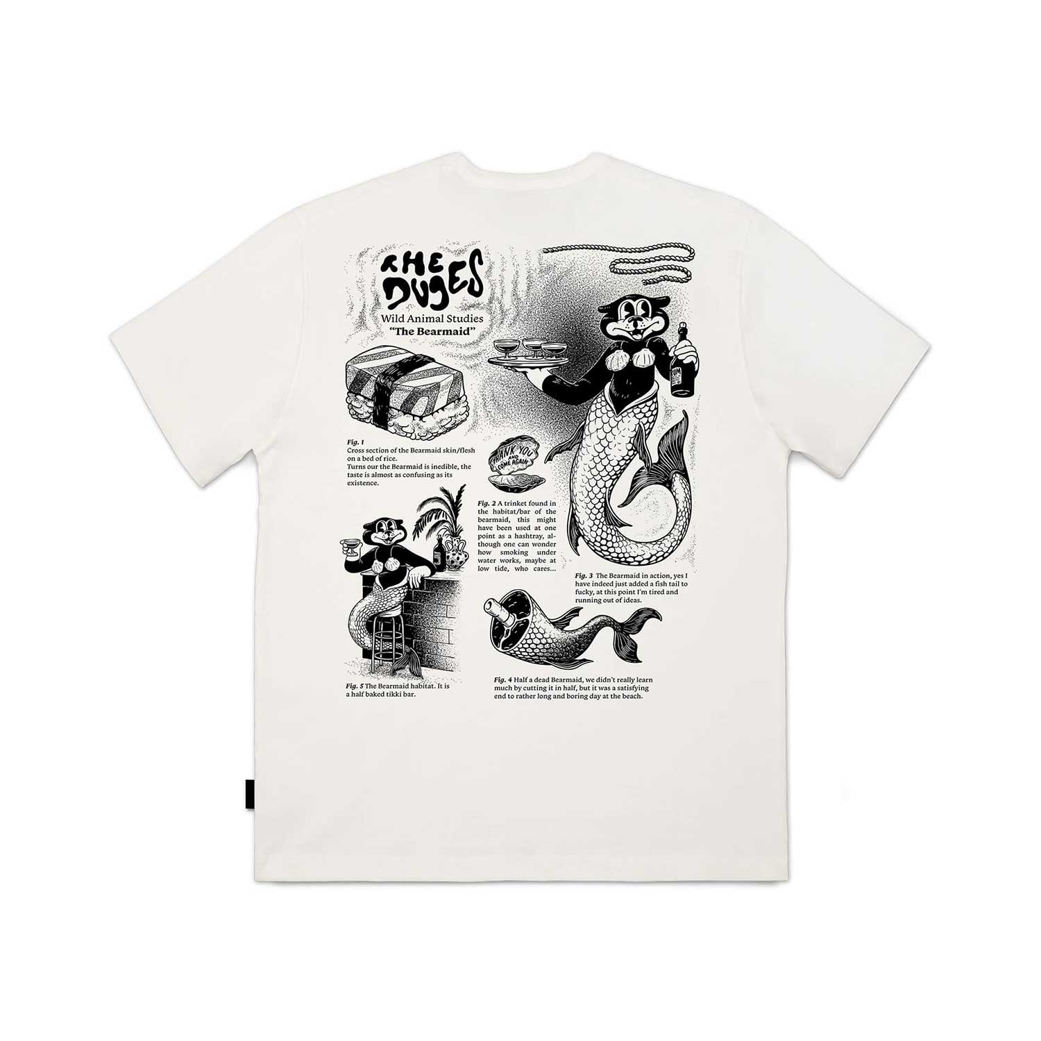 The Dudes Bearmaid Classic T-Shirt - natural raw XXXL