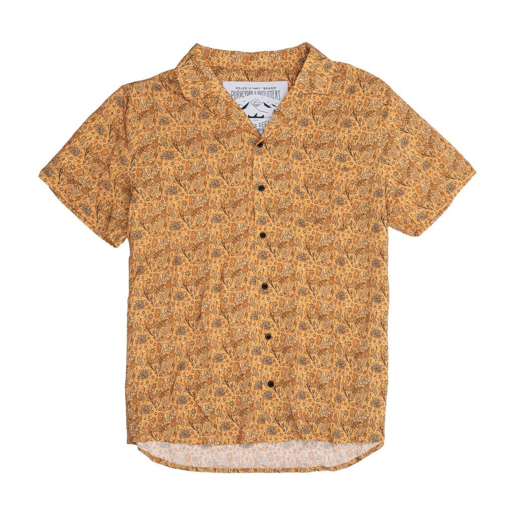 Poler Aloha Hemd - bloomerorange S Poler Aloha Hemd - bloomerorange XXL
