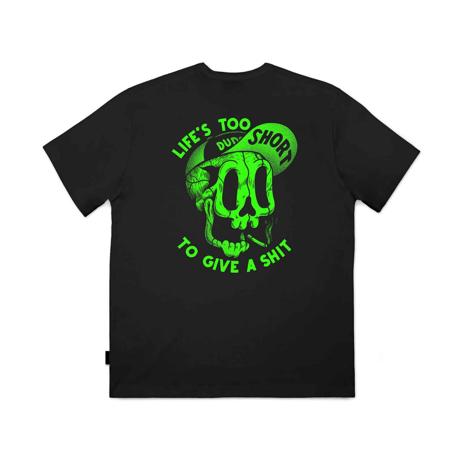 The Dudes Too Short Smokes Neon Classic T-Shirt - black XXXL
