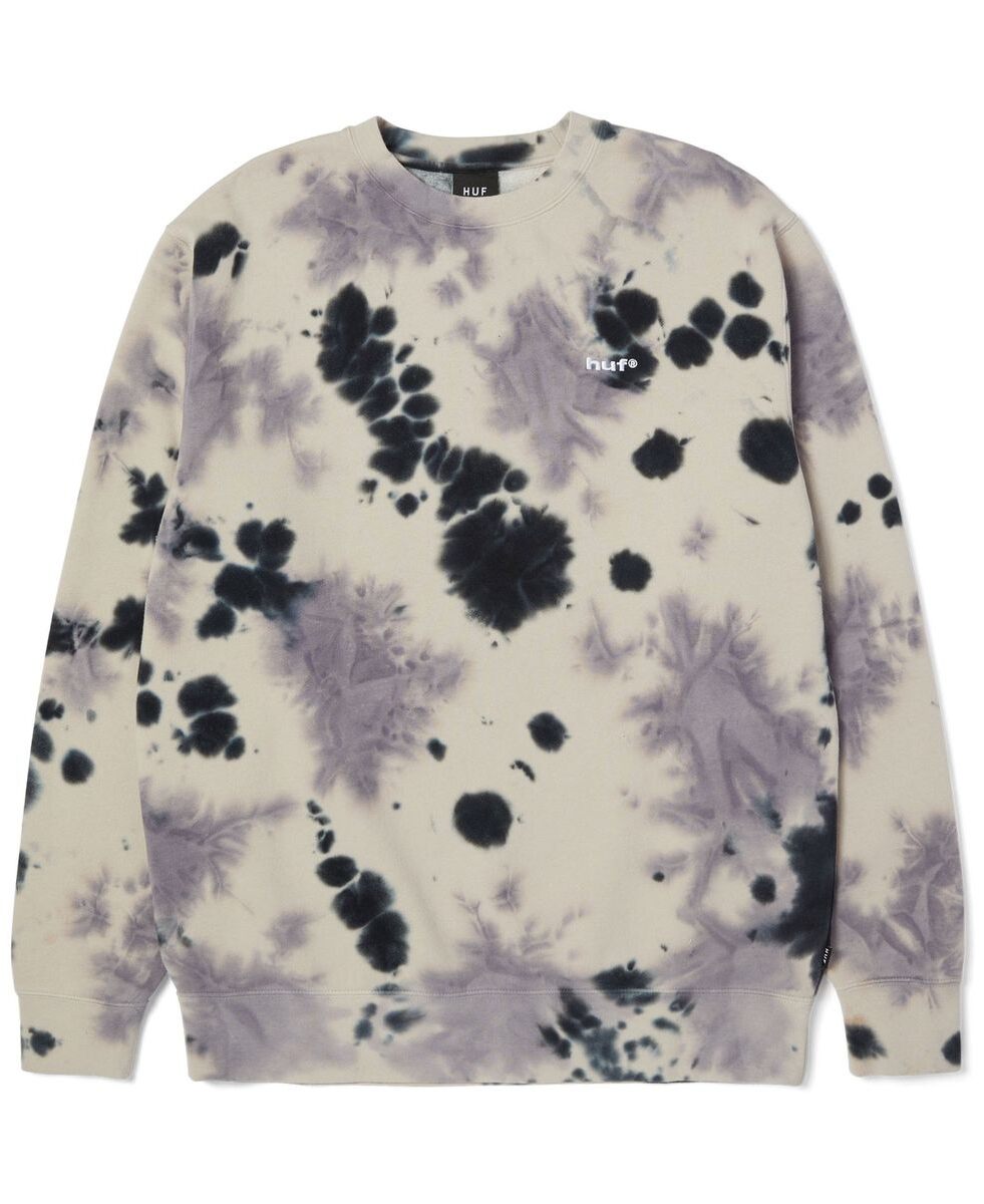 HUF Tie Dye 89 Logo Sweatshirt - navy HUF Tie Dye 89 Logo Sweatshirt - navy XXL