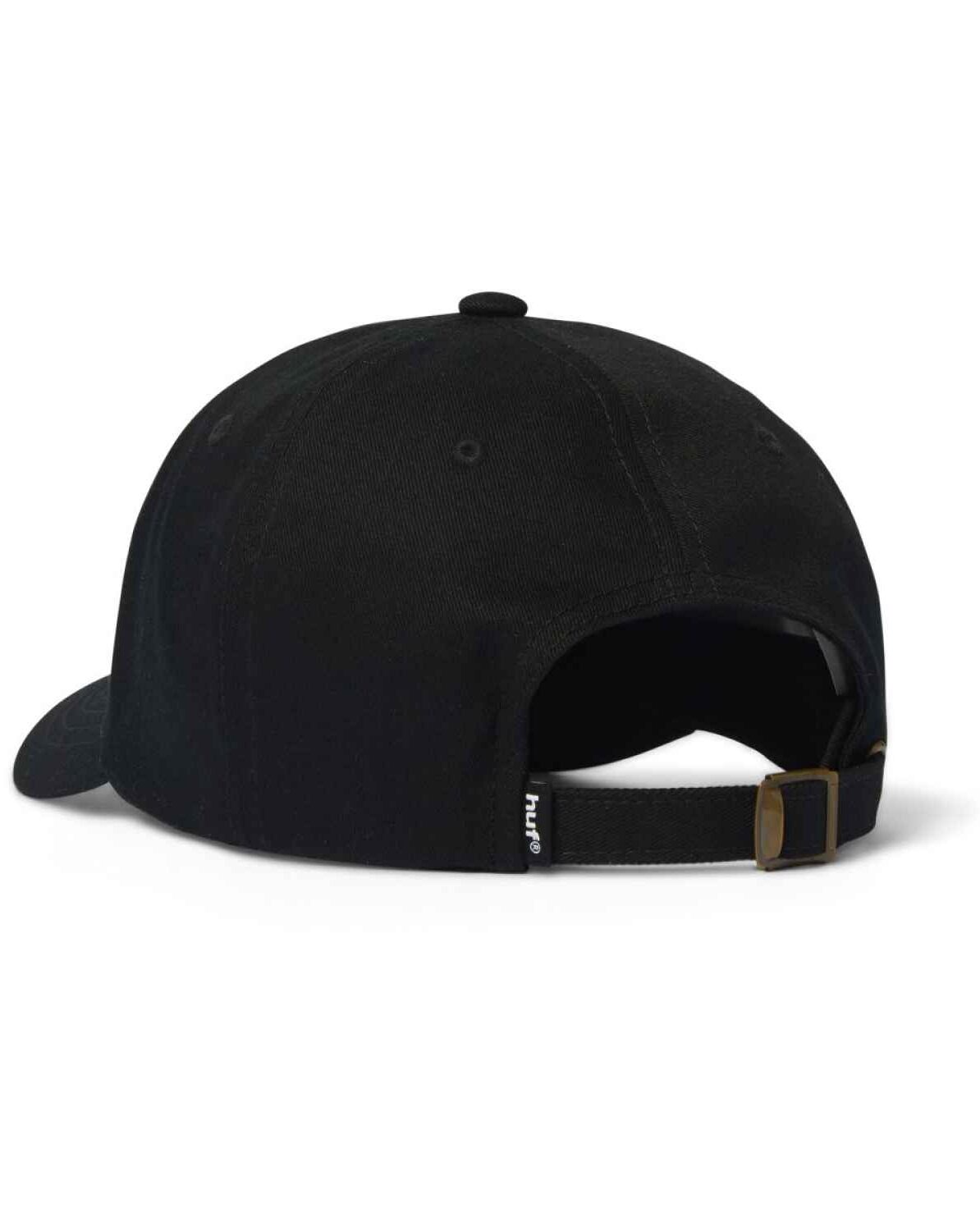 ht00968-bkwht-3 HUF 89 Tt Logo 6 Panel Cv Hat - black/white