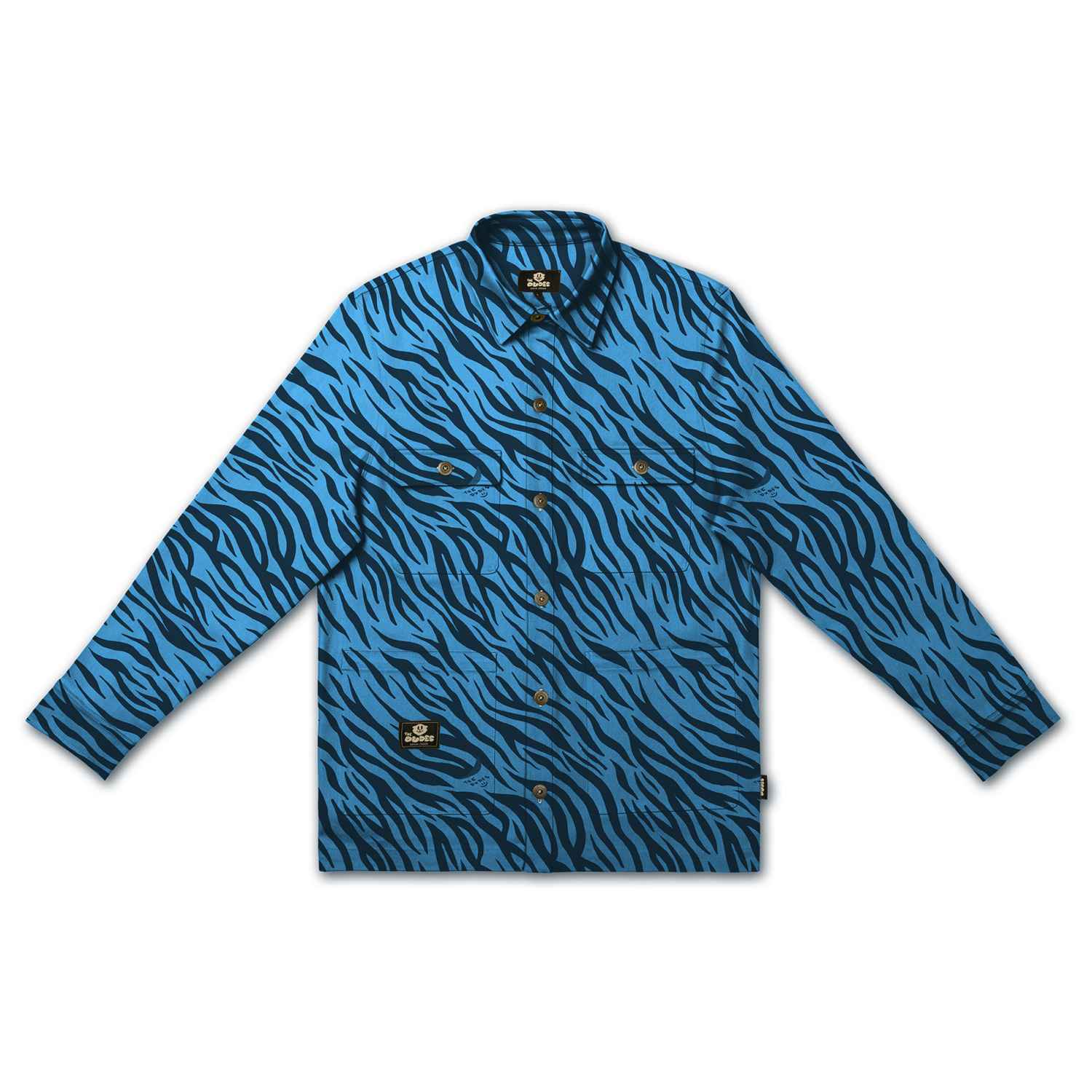 The Dudes TIGRRRR blue Dave Premium Overshirt - Multicolor The Dudes TIGRRRR blue Dave Premium Overshirt - Multicolor XXXL