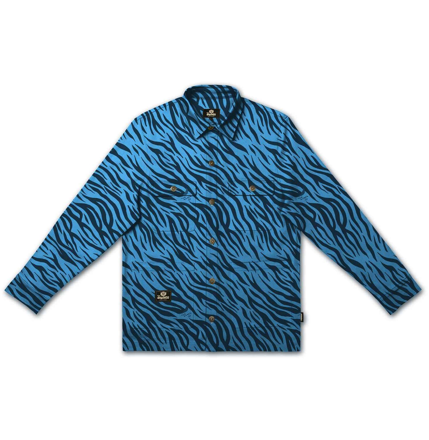 The Dudes TIGRRRR blue Dave Premium Overshirt - Multicolor The Dudes TIGRRRR blue Dave Premium Overshirt - Multicolor XXXL