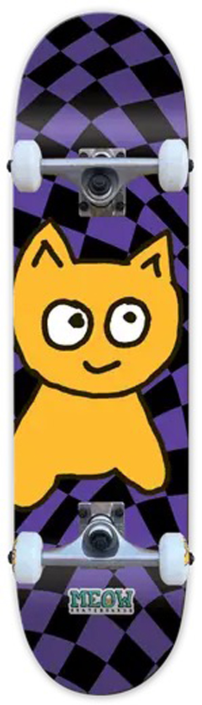Meow Komplettboard Big Cat Checker Twist Purple 8,25 Meow Komplettboard Big Cat Checker Twist Purple 8,25