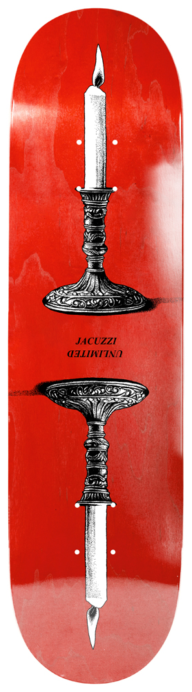 Jacuzzi Skateboard Deck Burnt Ends