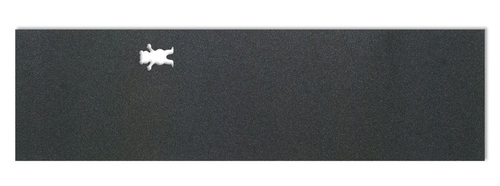 Grizzly skateboard griptape black with bear die cut