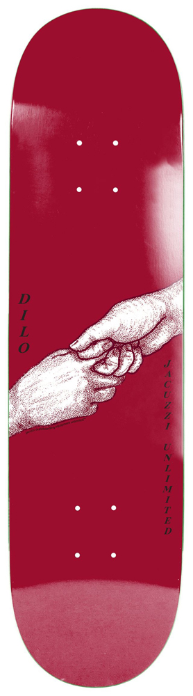Jacuzzi Skateboard Deck Dilo Hand Held 8,125