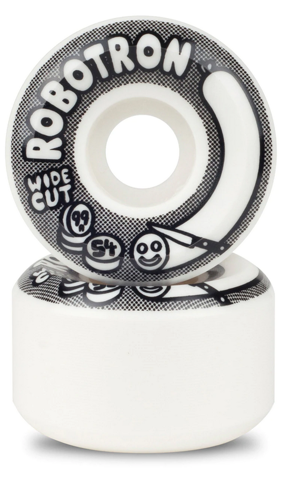 Robotron Skateboard Wheels Wide Cut 99A 54mm