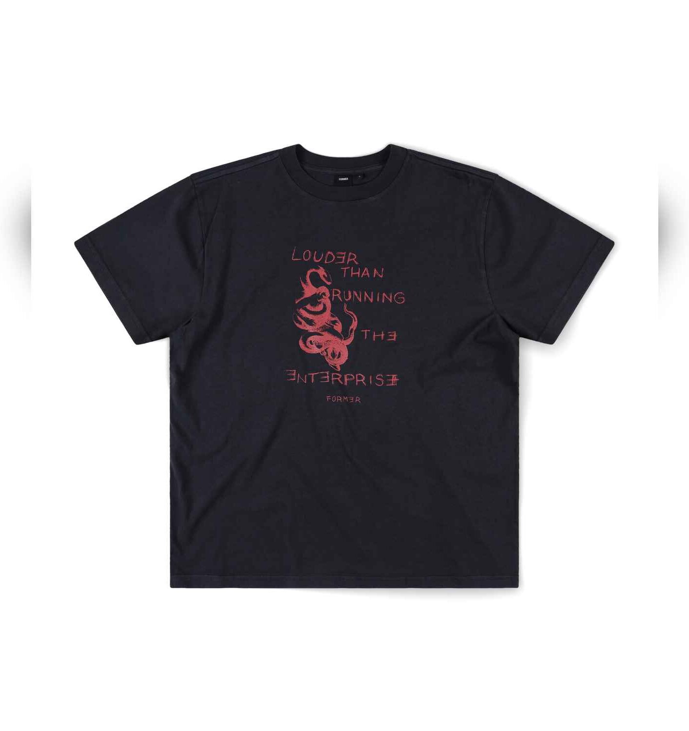 fte-25502-wshblk-1 Former Ravel T-Shirt - washed black XL