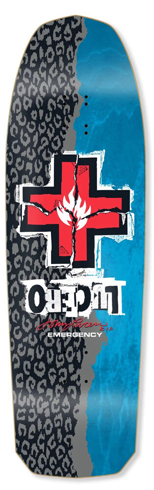 Black-Label Skateboard Deck Lucero Ripped Cross 10,00
